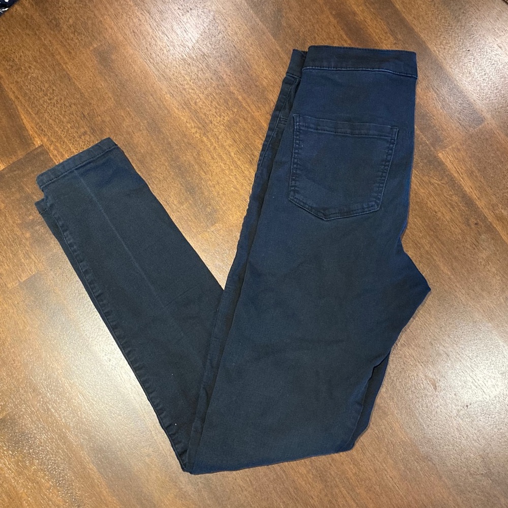 Kids/juniors black high waisted skinny jeans